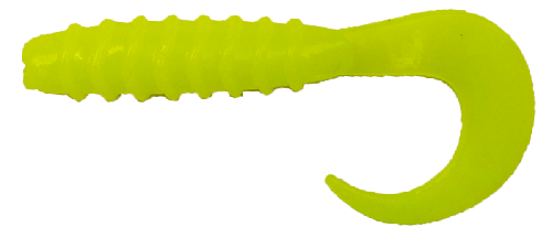 Приманка силиконовая   "Lucky Tail Grub" 6,0см 1,4г (8шт.) цв. 165