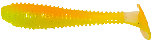 Приманка силиконовая   "Ribbed Shad" 6,5см 2,6г (8шт.) цв. 283